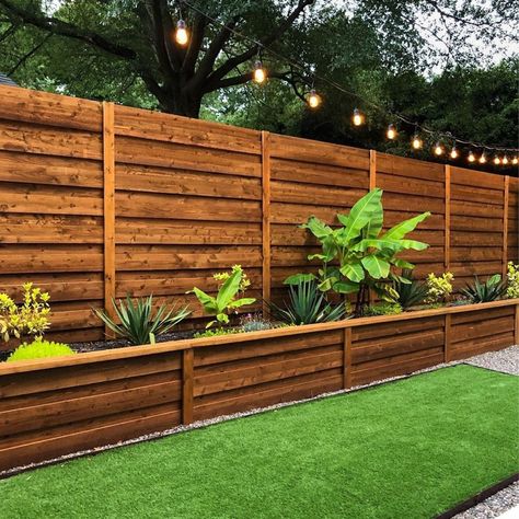 Exterior, Fence Ideas, Fence Options, Backyard Fences, Front Yard, Fence Design, Fence Gate, Wood Fence Design, Fence Landscaping
