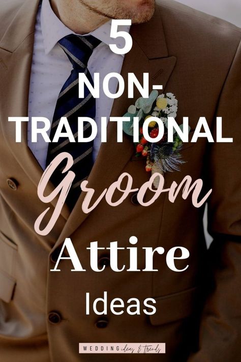 Grooms, It’s time to stand out from the crowd! With an alternative wedding attire. Get those 5 Non-Traditional Groom Attire Ideas, and express your sense of style. Check out my post and see how you can make a stylish groom look that fits perfect to a summer beach, garden, Boho, rustic and outdoor wedding. From Casual and Non formal groom outfit to formal unique Colored Suit for grooms and a pair of shoes that match your groom style like white sneakers. Groom And Groomsmen, Suits, Wedding Etiquette, Groomsmen Attire Beach Wedding, Groom And Groomsmen Attire, Groom And Groomsmen Suits, Groomsmen Wedding Attire, Unique Groomsmen Attire, Wedding Groomsmen Attire