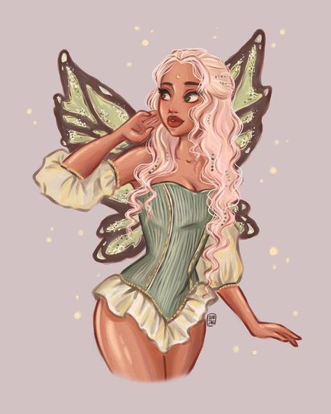 Sonia Gx on Instagram: "It’s fairy time✨🤍 Guys, you have no idea how obsessed with fairies I’ve been all my life! Haha so seemed like a good time to do a little series and maybe stickers? (Cause who doesn’t love stickers?)🤍🤩 I hope you enjoy little fairies popping on your feed these next few weeks!✨ Commissions are open! So don’t hesitate in DMing me!💌 Shares, saves & follows always appreciated🙏🏼🤍 thank you for all the support!!!🤍 . . . #fairy #fairies #flowerfairy #pixie #pixiedust #cut Croquis, Character Art, Girl Drawing, Fairy Girl, Cute Fairy, Oc Drawings, Fairy, Fairy Sketch, Fairy Drawings