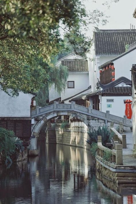 Pingjiang Road, Suzhou, China Art, China, Suzhou, Posters, Wanderlust, Suzhou Museum, Temple Gardens, Tourist Attraction, Street View