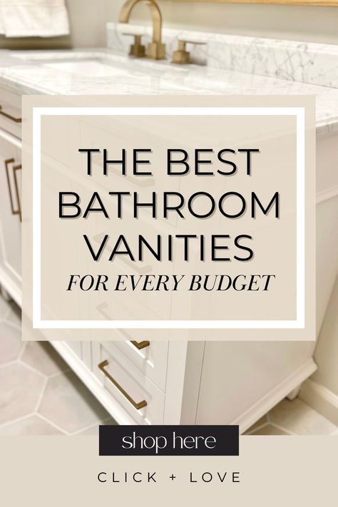 Where To Find The Best Bathroom Vanities — CLICK AND LOVE Popular, Bathroom Vanity Units, Bathroom, Home, Dressing Table, Best Bathroom Vanities, Bathroom Vanities, Bathroom Vanity, Modern Bathroom Vanity