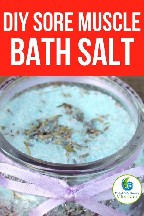 Looking for a sore muscles remedy? Here is a DIY bath salt for sore muscle relief you can use. #soremuscle #soremusclerelief #bathsoak #bathandbody Sore Muscles Bath Soak, Diy Bath Salt, Sore Muscle Relief, Sore Muscle, Bath Soak Recipe, Oils For Sleep, Diy Aromatherapy, Making Essential Oils, Muscle Relief