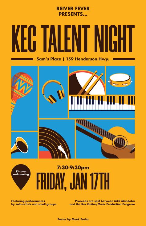 Posters, Design, Music Poster Ideas, Music Poster, Jazz Poster, Music Poster Design, Music Illustration, Contest Poster, School Event Poster