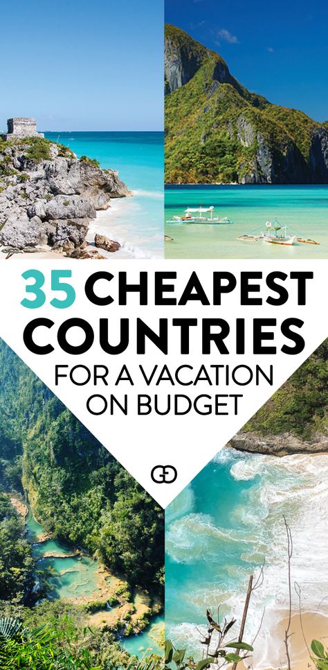 Travel Destinations, Cheap Places To Travel, Budget Travel Destinations, Vacation Trips, Vacation Locations, Vacation Spots, Best Places To Travel, Best Countries To Visit, Top Travel Destinations