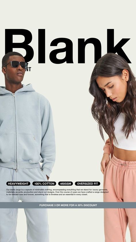Our Blank range is a capsule of luxury minimalist clothing, combining both luxury style and everyday apparel Layout, Web Design, Urban, Clothing Brand, Apparel Design, Apparel, Advertising Clothing, Marketing Clothing, Fashion Graphic Design