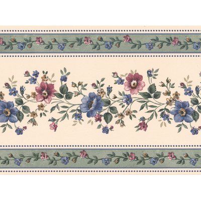 Vintage, Embroidery Designs, Miniature, Floral, Design, Decoupage, Floral Stripe, Floral Wallpaper Border, Floral Wallpaper