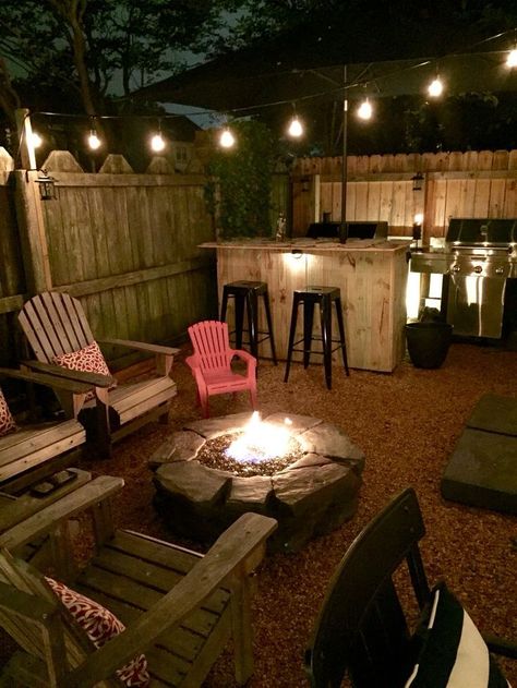 Back Garden Landscaping, Backyard Patio, Backyard Patio Designs, Backyard Seating, Backyard Decor, Backyard Projects, Outdoor Patio, Fire Pit Backyard, Backyard Landscaping