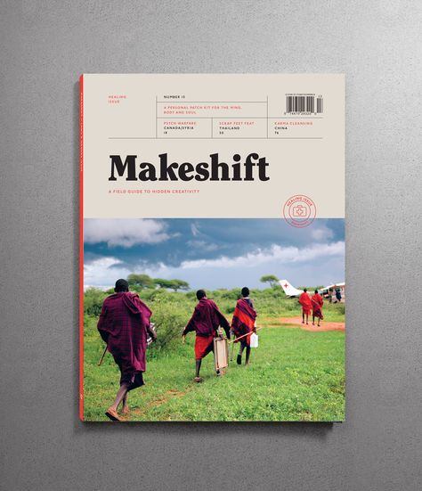 Makeshift #13: Healing Issue on Behance Cover Design, Layout, Layout Design, Editorial, Publication Design, Book Design Layout, Magazine Design, Book Design, Magazine Design Cover