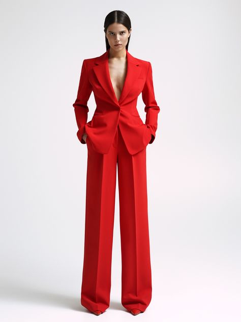 Close-fitting jacket - Namelazz Official Online Store Suits, Outfits, Vogue, Pantsuit, Pantsuits For Women, Clothes For Women, Suits For Women, Red Pantsuit, Stylish Outfits