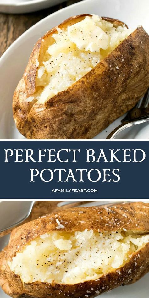 Dessert, Desserts, Oven Baked Potato, Best Oven Baked Potatoes, Best Baked Potato, Baked Potato Oven, Oven Baked Potatoes, Baked Potato In Oven, Cooking Baked Potatoes