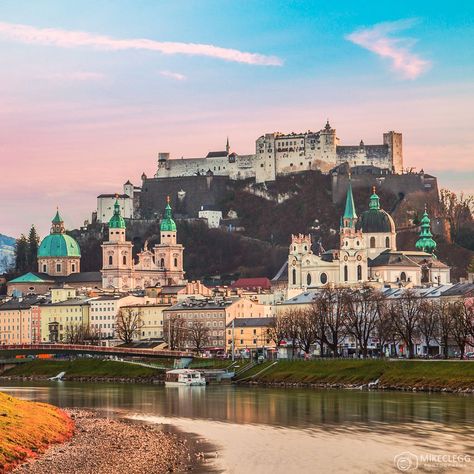 Best Photos of Salzburg: Along the Salzach River near the “Protestant Parish Salzburg Christ Church.” Free. Linz, Fernweh, Fotografie, Fotografia, Cool Photos, Amazing, Deutschland, Turismo, Paisajes