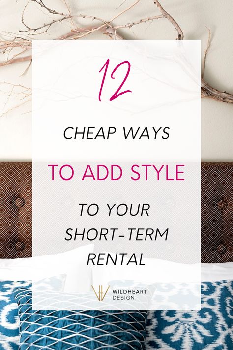 So many vacation rentals lack the final layer of polish and style to take them to the next level. Fear not, adding style to your vacation rental doesn’t have to cost a lot. Here are twelve budget ways to add style to your short-term rental! Studio, Long Term Rental, Rental Decorating, Rental Apartments, Condo Rental, Small Condo Decorating, Rental Property, Rental, House Rental