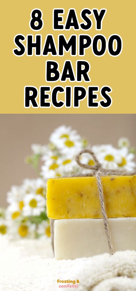 If you're looking for an easy and natural way to make your own shampoo bar at home, then look no further! This chamomile tea and honey recipe is simple, nourishing, and will leave your hair feeling freshly cleansed. Bath Bombs, Homemade Shampoo And Conditioner, Homemade Shampoo Bar, Homemade Shampoo Recipes, Homemade Dry Shampoo, Natural Shampoo And Conditioner, Diy Shampoo Recipe, Homemade Shampoo, Diy Shampoo Bar