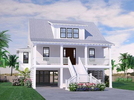 Elevated, Piling and Stilt House Plans - Page 46 of 53 - Coastal Home Plans Home, House Plans, House Floor Plans, House Plans Farmhouse, House Plans Open Floor, Cottage House Plans, Coastal Homes Plans, Elevated House Plans, Elevated House