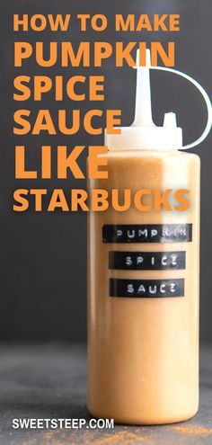Dips, Starbucks, Desserts, Smoothies, Thanksgiving, Snacks, Pumpkin Spice Latte Copycat, Pumpkin Spice Latte Syrup Recipe, Homemade Pumpkin Spice Latte