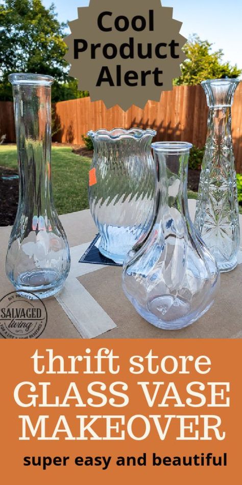 Home Décor, Diy, Recycling, Alcohol, Upcycling, Recycled Glass Bottles, Recycled Glass Vases, Diy Glass Bottle Crafts, Vase Makeover Diy