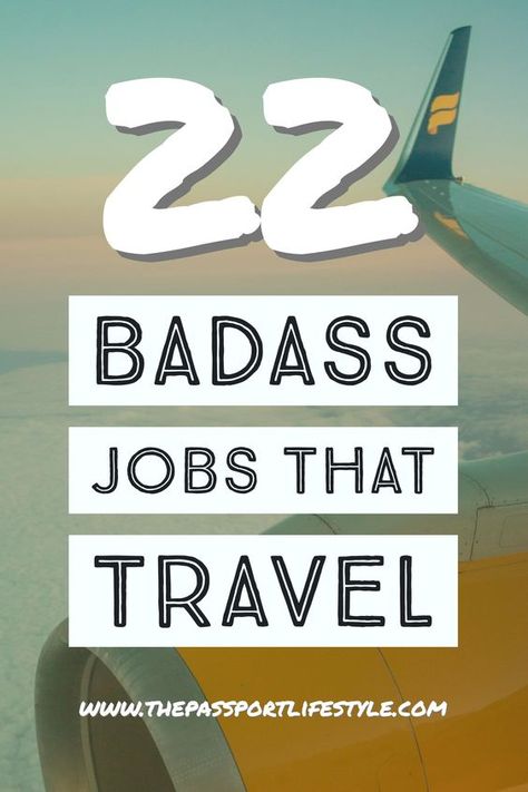 22 of the most badass legit careers and jobs that travel the world. Tips on how you can travel the world and make money! | thepassportlifestyle.com Travel Destinations, Trips, Ideas, Motivation, Wanderlust, Travelling Tips, Travel Jobs, Travel Careers, Online Jobs