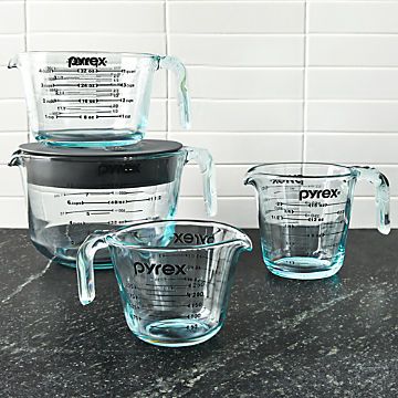 Kitchen Tools, Gadgets and Utensils | Crate and Barrel Vintage, Gadgets, Design, Pyrex Measuring Cup, Pyrex Display, Pyrex Vintage, Crate And Barrel, Measuring Cups, Baking Utensils