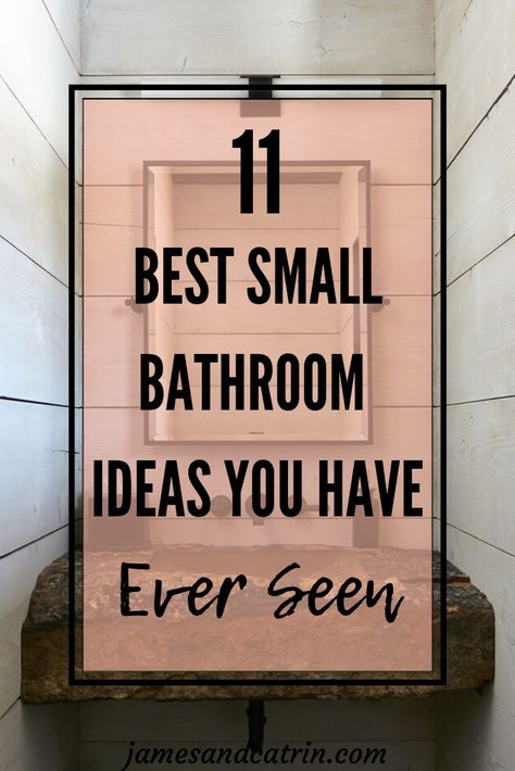 If you have a small bathroom and want some great decor ideas then have a look at these. The best small bathroom decor ideas we could find. These are stylish small bathrooms that do not feel like they are small. Great for a small bathroom remodel. #smallbathroomideas #smallbathroom #smallbathroomdecor #design #ideas #inspiration #remodel #jamesandcatrin Home Décor, Bathroom Organisation, Small Shower Remodel, Small Bathroom Organization Ideas, Tiny Bathroom Makeover, Bathroom Remodel Shower, Small Shower Room Ideas, Small Bathroom Makeovers, Bathroom Remodel Small
