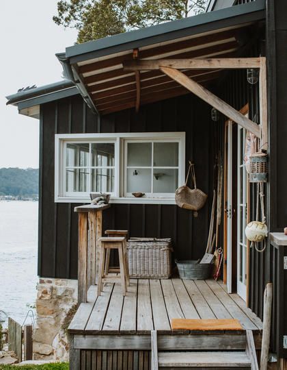 Beach Cottages, Fishermans Cottage, Cabin Life, Beach Cabin, Cabin, Cabin Exterior, Cabins In The Woods, Beach Shack, Beach House