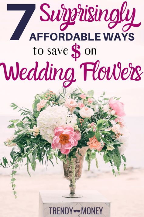 Looking for ways to stick to your #wedding budget? Flowers don't have to break your budget! Here are 7 tips for keeping your wedding flowers cheap and gorgeous! #weddings #weddingbudget #weddingflowers #weddingflowerideas Glamping, Rose Gold, Save Money Wedding Flowers, Budget Wedding Flowers, Cheap Flowers For Wedding, Cheap Wedding Flowers, Affordable Wedding Flowers, Fresh Wedding Flowers, Diy Wedding Flowers