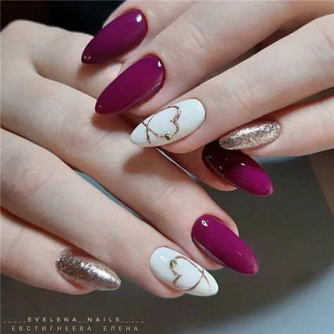 10+ Happy Valentines Day Nails To Try – OSTTY Nude Nails, Elegant Nails, Trendy Nails, Nail Designs Valentines, Trendy Nail Art, Uñas Decoradas, Nail Art Designs Diy, Pretty Nail Art Designs, Nail Art Designs Videos