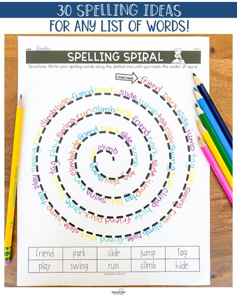 Pre K, Daily 5, English, Spelling Word Games, Spelling Word Activities, Spelling Games, Spelling Worksheets, Spelling Word Practice Activities, Spelling Practice Games