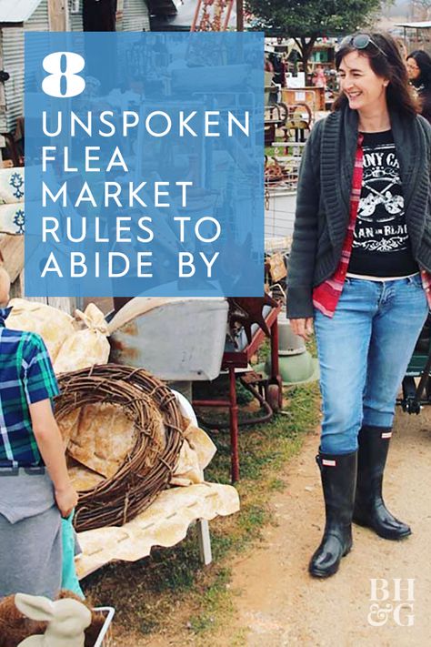 An insider guide to shopping barn sales, flea markets, and trade day markets that will help you find the best items and the right prices. #fleamarket #upcycle #fleamarkettips #fleamarketdecor #bhg Upcycling, Art, Crafts, Diy, Blueberries, Flea Market Finds Thrifting, Flea Market Business, Flea Market Selling, Flea Market Finds