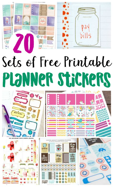 These super cute free printable planner stickers are perfect for organizing your planner pages in the new year!  Using these adorable stickers will help you stay inspired and motivated so you can more easily stay on track to achieve your goals. You’ve got this! Layout, Planner Organisation, Planner Pages, Planner Organization, Printable Planner Pages, Printable Planner Stickers, Free Planner, Planner Stickers, Printable Planner