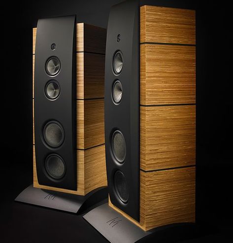 Ultimate high-end speakers are conceived with the same zeal Ferrari and Lamborghini apply to their no-holds-barred sports cars. Speaker System, Stereo Speakers, Stereo, Speaker Design, Audio System, Audio Equipment, Speaker, Audio Speakers, Hifi Audiophile