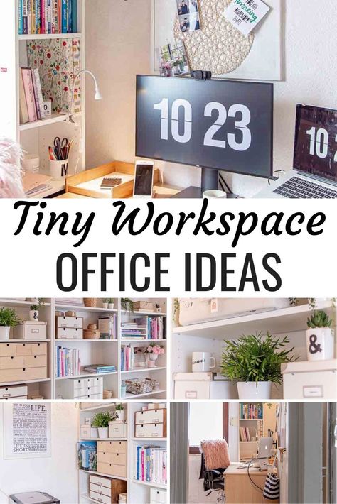 Interior, Home Décor, Design, Layout Design, Organizing Small Office Space, Small Office Organization, Small Office Storage, Small Office Ideas Business Work Spaces, Desk Organization Office