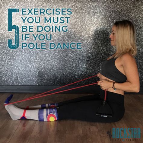 These 5 exercises are geared to strengthen the under-developed muscles and imbalances that may result from pole dancing. These will help you gain the strength and mobility you need. Pole Dance, Abs, Rum, Under Armour, Pole Dancing For Beginners, Pole Fitness Moves, Pole Classes, Gyming, Pole Moves