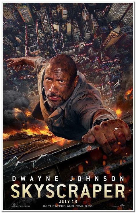 3364 Skyscraper (2018) 720p WEBRip The Rock Films, Soundtrack, Action Films, Action, Hd Movies Download, Hd Movies, Baywatch, Film Frozen, Action Movies