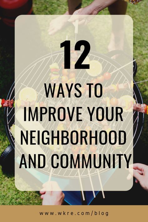 If you're wondering how to create a sense of community in your neighborhood, check out these 12 ideas for things to do with your neighbors. Why not throw a neighborhood block party or set up a community tool library? You'll be inspired to build your local community in no time! #neighborhoodcommunity #improveneighborhood Friends, Community Outreach, Community Involvement, Community Activities, Community Events, Community Project Ideas, Community Boards, Community Building, Community Park