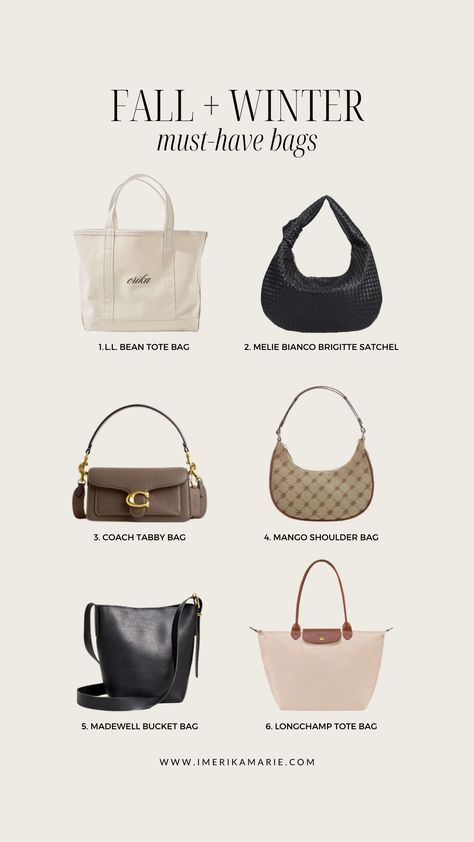 Outfits, Winter, Fall Bags, Winter Bags, Winter Purses, Winter Handbags, Everyday Bag, Popular Bags, Purse Trends
