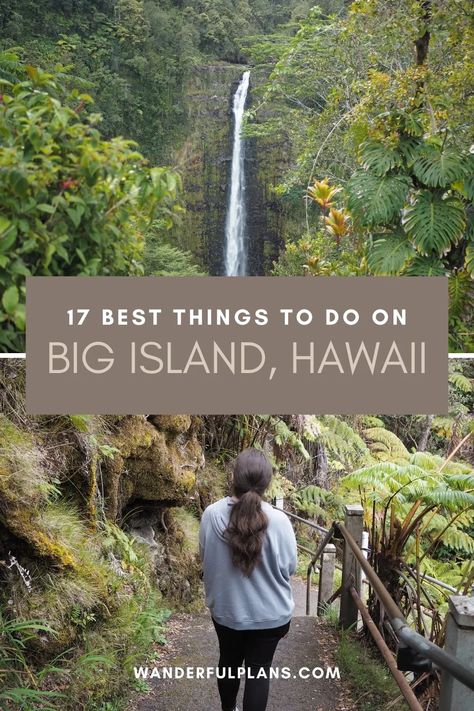 17 Best Things to Do on Big Island of Hawaii - Wanderful Plans Big Island Hawaii, State Parks, Hawaii Things To Do, Hawaii Travel, Hawaii National Parks, Hawaii Island, Big Island Travel, Black Sand Beach Hawaii, Island Travel