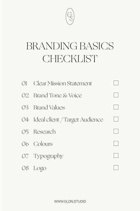 Logos, Branding Your Business, Brand Marketing, Brand Strategy, Branding Checklist, Branding Basics, Personal Branding Design, Marketing Strategy Social Media, Business Branding Inspiration