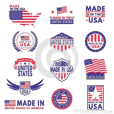 Usa Labels. Flag Made America American States Flags Label Badge Stamp Star Patriot Stripe Ribbon Emblem Sticker Banner Stock Vector - Illustration of patriotism, american: 145496143 Tattoos, Design, American State Flags, States Flags, American Logo, Political Logos, Flag Logo, Government Logo, Flag Design