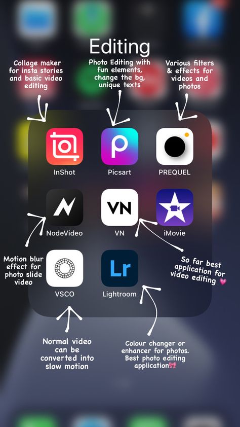 Editing apps, slow motion app, photo editing app, video editing app Life Hacks, Instagram, Apps, Video Editing Apps, Youtube Success, Editing Apps, Editing Tools, Good Video Editing Apps, Photo Editing Apps Android