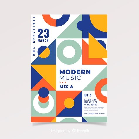 Layout Design, Graphic Design Posters, Typography Poster, Geometric Poster Design, Music Poster, Graphic Design Illustration, Graphic Design Inspiration, Geometric Poster, Graphic