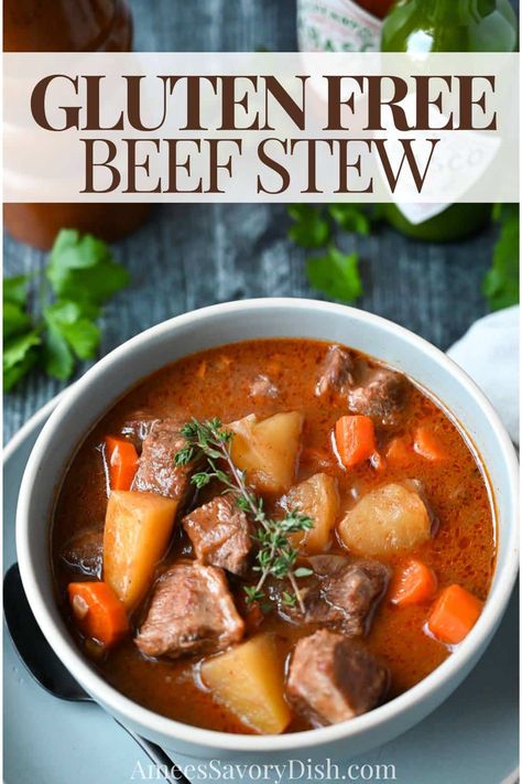 Chilis, Gluten Free, Slow Cooker, Healthy Soups, Gluten Free Beef Stew, Gluten Free Soup, Sweet Potato Beef Stew, Delicious Gluten Free Recipes, Gluten Free Mac And Cheese Recipe