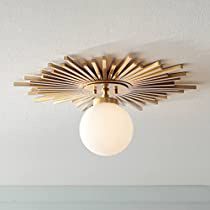 Check this out! Florida, Tiffany Ceiling Lights, Design, Interior, Inspiration, Ideas, Mid Century Flush Mount Light, Ceiling Light Fixtures, Antique Brass Ceiling Light