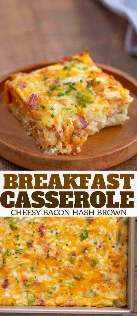 Ideas, Bacon, Brunch, Dessert, Breakfast Casserole Easy, Breakfast Casserole Sausage, Hashbrown Breakfast Casserole, Bacon Breakfast, Breakfast Potato Casserole