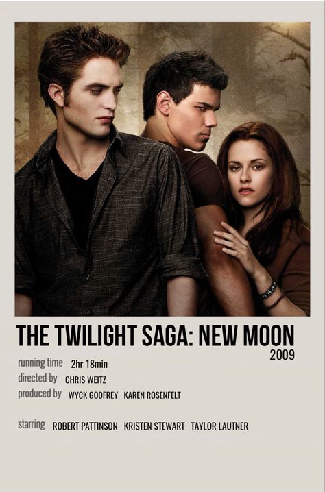 minimal polaroid movie poster for the twilight saga: new moon Twilight Saga, Harry Potter, Film Posters, Films, Polaroid, Saga, Twilight Movie Posters, Twilight Saga New Moon, Twilight Movie