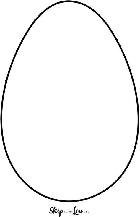 Large plain egg Pre K, Crafts, Easter Eggs, Easter Egg Template, Easter Egg Printables, Easter Egg Pattern, Easter Egg Crafts, Easter Egg Designs, Easter Crafts Preschool