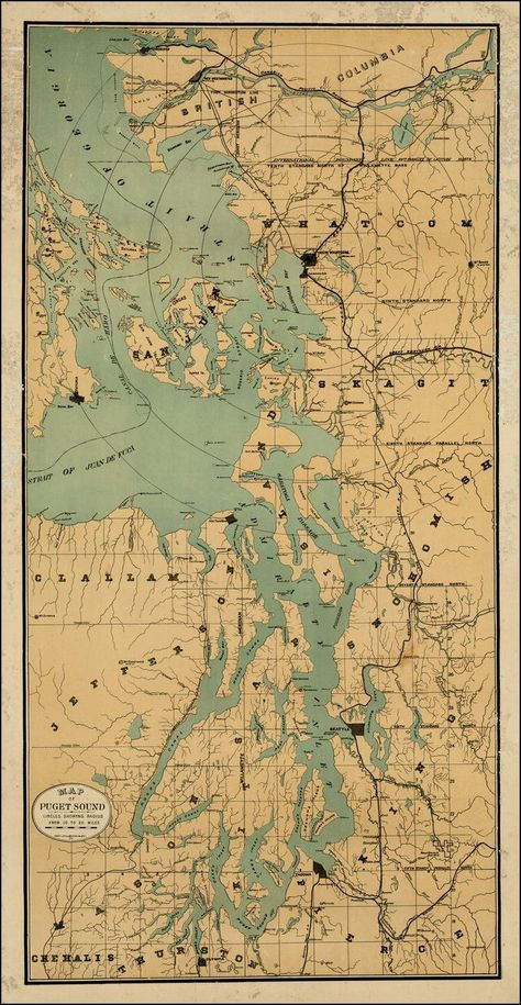 Vintage, Antique Maps, Map, Vintage Maps, Old Maps, Map Wallpaper, Sound Map, Puget Sound, World Map Wallpaper