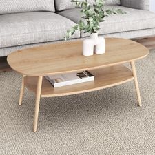 Sofas, Wood Coffee Table Design, Oval Wood Coffee Table, Coffee Table With Shelf, Wooden Coffee Table, Coffee Table Wood, Scandi Coffee Table, Centre Table Living Room, Scandinavian Living Room Coffee Tables