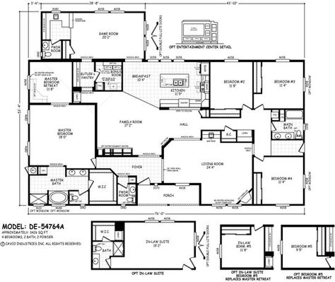 Wholesale Manufactured Homes in Stanton, California | Search For Floor Plans | Homes By Cavco West | Cavco House Plans, Ideas, Home, Design, Architecture, House Floor Plans, Manufactured Homes Floor Plans, Mobile Home Floor Plans, Manufactured Home