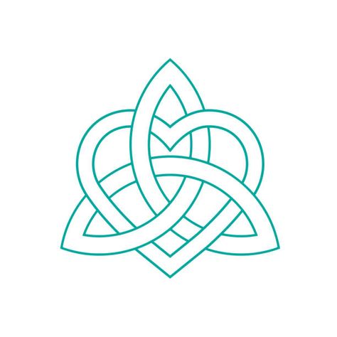 Celtic Symbols And Meanings, Trinity Symbol, Scottish Tattoos, Scottish Symbols, Celtic Heart Knot, Celtic Knot Tattoo, Celtic Cross Tattoos, Irish Symbols, Celtic Love Knot