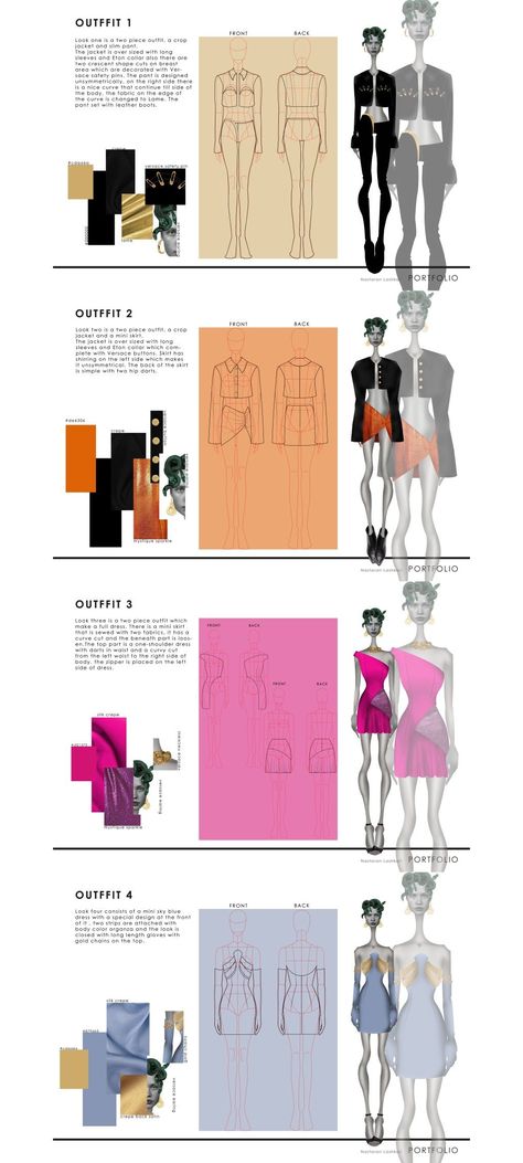 Fashion Sketchbook, Clothes, Fashion Design Sketches, Fashion Project, Fashion Design Process, Fashion Design Drawing, Fashion Studies, Fashion Design Drawings, Student Fashion